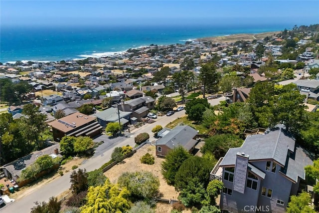 1799 Saint Thomas Ave, Cambria, CA 93428 - aerial view of residential area with a large body of water