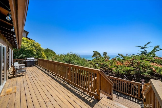 1799 Saint Thomas Ave, Cambria, CA 93428 - deck featuring a grill