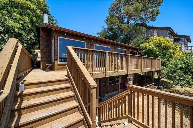 1799 Saint Thomas Ave, Cambria, CA 93428 - view of wooden terrace