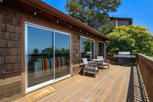 1799 Saint Thomas Ave, Cambria, CA 93428 - deck with a grill