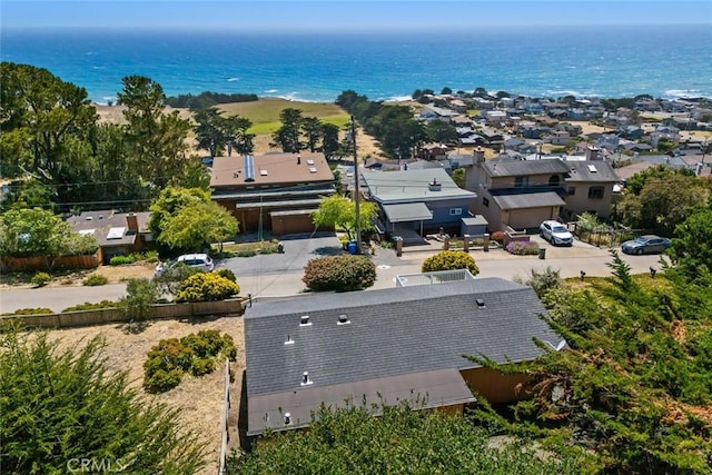 1799 Saint Thomas Ave, Cambria, CA 93428 - aerial view of residential area with a large body of water
