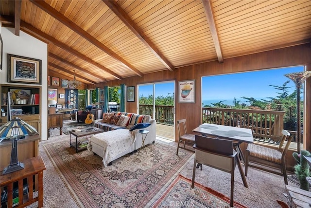 1799 Saint Thomas Ave, Cambria, CA 93428 - view of sunroom / solarium