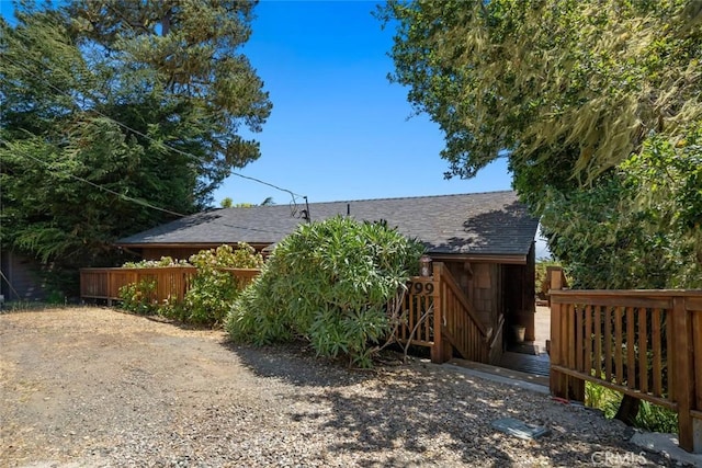 1799 Saint Thomas Ave, Cambria, CA 93428 - back of house featuring roof with shingles