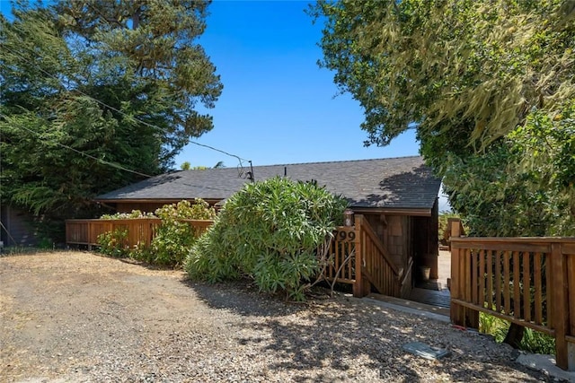 1799 Saint Thomas Ave, Cambria, CA 93428 - back of house featuring a shingled roof