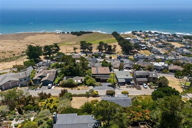 1799 Saint Thomas Ave, Cambria, CA 93428 - aerial view of property and surrounding area with nearby suburban area