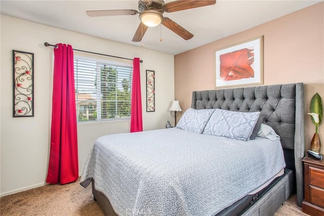 93 Kansas St Unit 205, Redlands, CA 92373 - bedroom featuring light carpet and a ceiling fan