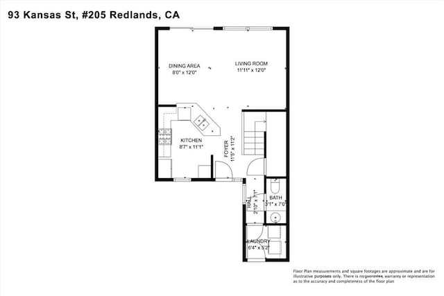 93 Kansas St Unit 205, Redlands, CA 92373 - view of floor plan / room layout