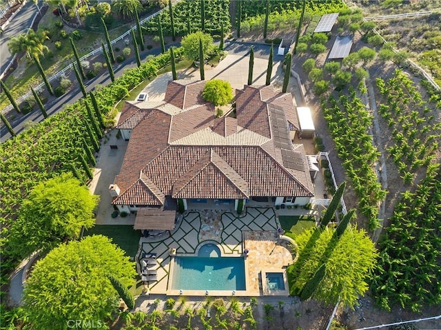 33260 Susan Grace Ct, Temecula, CA 92592 - view from above of property with a pool