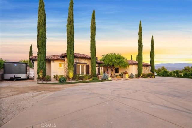 33260 Susan Grace Ct, Temecula, CA 92592 - mediterranean / spanish-style home featuring a tile roof and stucco siding