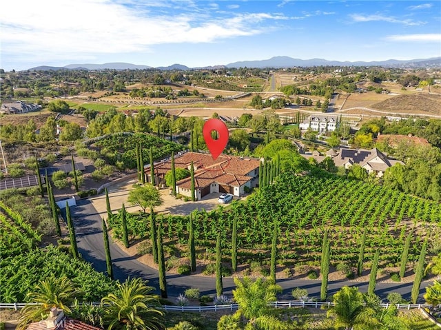 33260 Susan Grace Ct, Temecula, CA 92592 - bird's eye view of a mountainous background