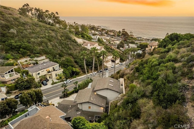 426 Nyes Pl, Laguna Beach, CA 92651 - aerial view at dusk of a water view and a residential view