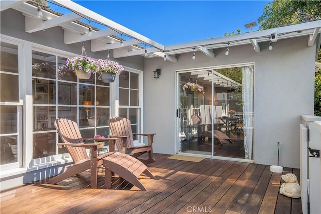 109 Via Ardilla, Palos Verdes Estates, CA 90274 - view of wooden terrace