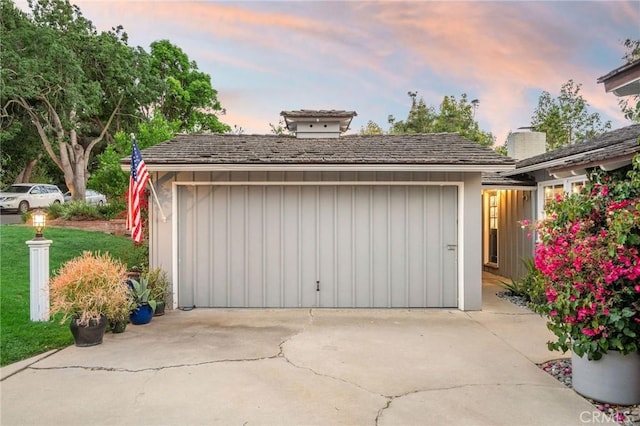 109 Via Ardilla, Palos Verdes Estates, CA 90274 - view of garage at dusk