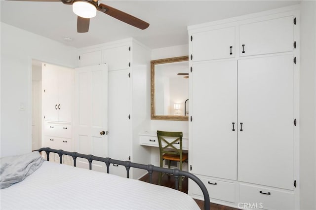 109 Via Ardilla, Palos Verdes Estates, CA 90274 - bedroom featuring ceiling fan and two closets