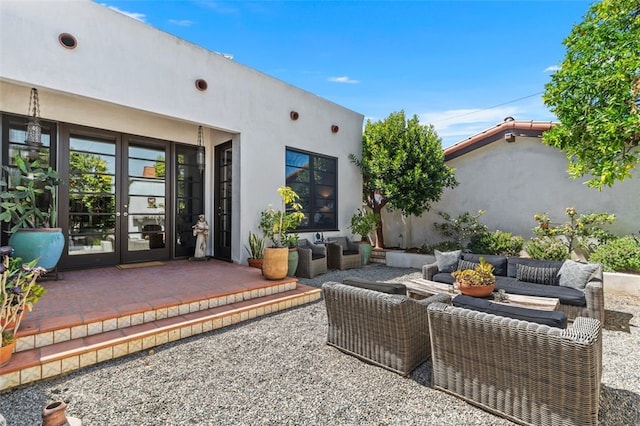 282 Argonne Ave, Long Beach, CA 90803 - view of patio / terrace with an outdoor hangout area and french doors