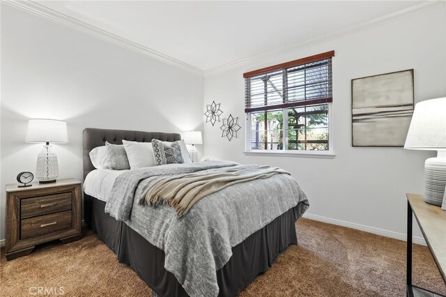11 Heartwood Way, Aliso Viejo, CA 92656 - bedroom featuring light carpet and ornamental molding