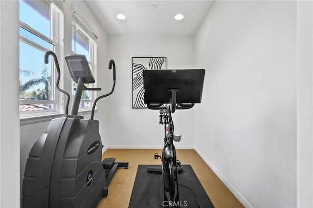 11 Heartwood Way, Aliso Viejo, CA 92656 - workout room with carpet and recessed lighting