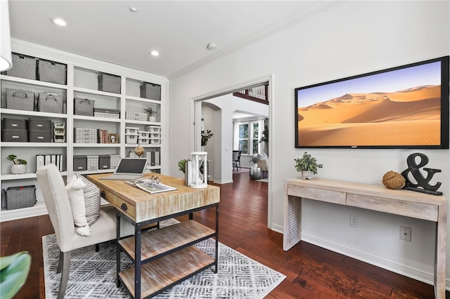 11 Heartwood Way, Aliso Viejo, CA 92656 - office space featuring hardwood / wood-style flooring and recessed lighting
