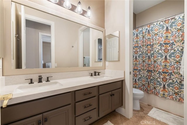 79787 Parkway Esplanade N, La Quinta, CA 92253 - bathroom featuring double vanity and tile patterned floors