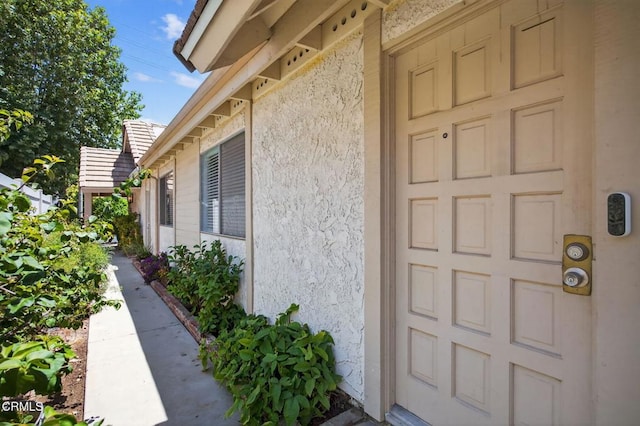 27127 Rio Bosque Dr, Valencia, CA 91354 - entrance to property featuring stucco siding