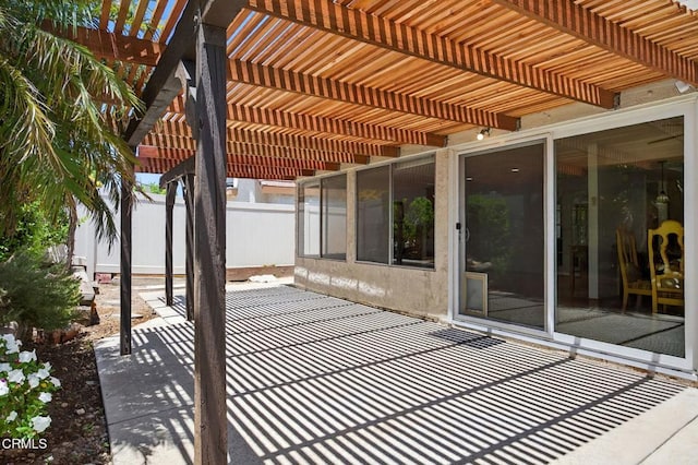 27127 Rio Bosque Dr, Valencia, CA 91354 - view of patio with a pergola