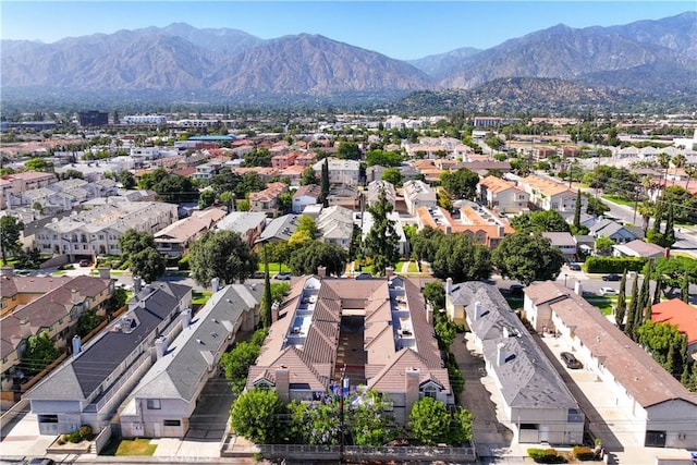 150 Diamond St Unit B, Arcadia, CA 91006 - aerial view of residential area with mountains