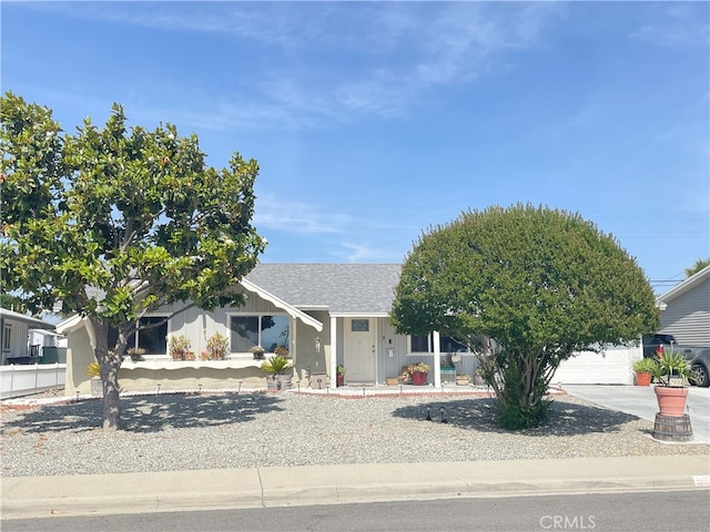 29060 Del Monte Dr, Menifee, CA 92586 - obstructed view of property with driveway and roof with shingles