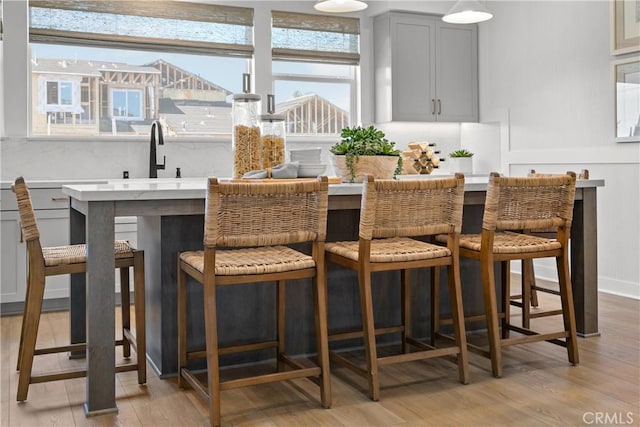 22325 Sage Ct, Torrance, CA 90502 - dining space with light wood-style floors