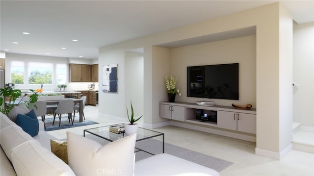 22325 Sage Ct, Torrance, CA 90502 - living area with recessed lighting and baseboards