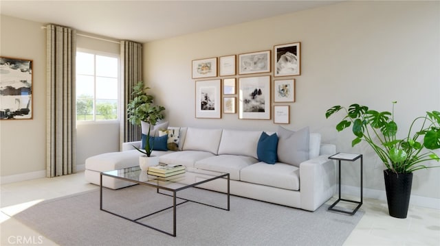 22325 Sage Ct, Torrance, CA 90502 - tiled living area featuring baseboards