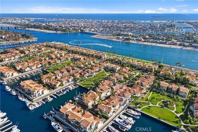 331 Parsons Lndg, Long Beach, CA 90803 - aerial view of property and surrounding area with a large body of water and nearby suburban area