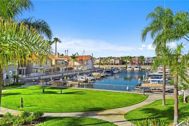 331 Parsons Lndg, Long Beach, CA 90803 - view of property's community featuring a residential view, a yard, a water view, and a dock