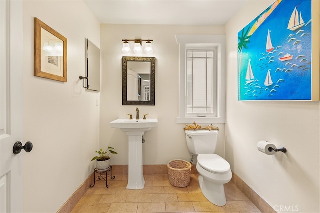 806 N Irena Ave Unit A, Redondo Beach, CA 90277 - bathroom with toilet and baseboards