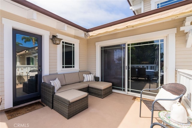 806 N Irena Ave Unit A, Redondo Beach, CA 90277 - view of patio / terrace featuring outdoor lounge area