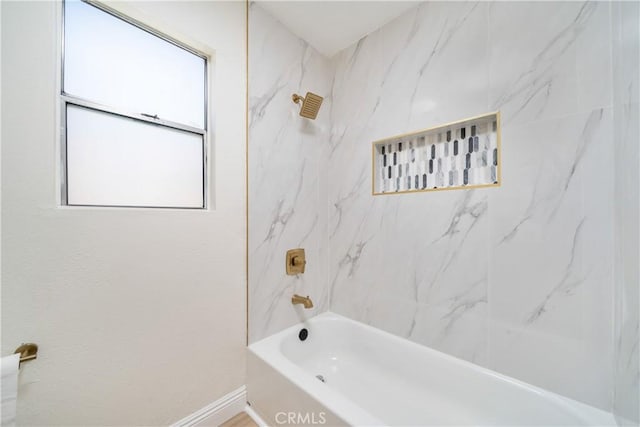 23760 Timber Bluff Ct, Moreno Valley, CA 92557 - bathroom with bathtub / shower combination and baseboards