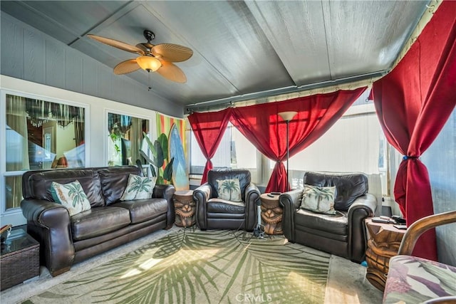 17432 Sendero Way, Lower Lake, CA 95457 - sunroom with lofted ceiling