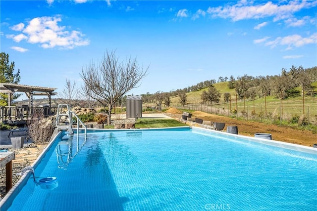17432 Sendero Way, Lower Lake, CA 95457 - outdoor pool with a pergola
