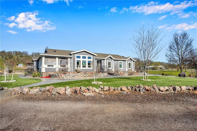 17432 Sendero Way, Lower Lake, CA 95457 - view of front of home with a front yard
