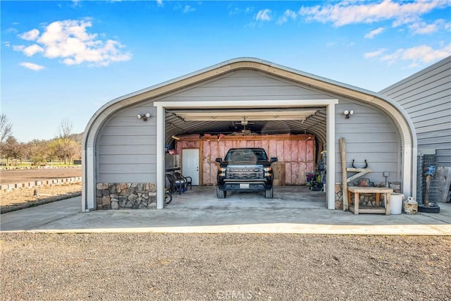 17432 Sendero Way, Lower Lake, CA 95457 - detached garage featuring driveway