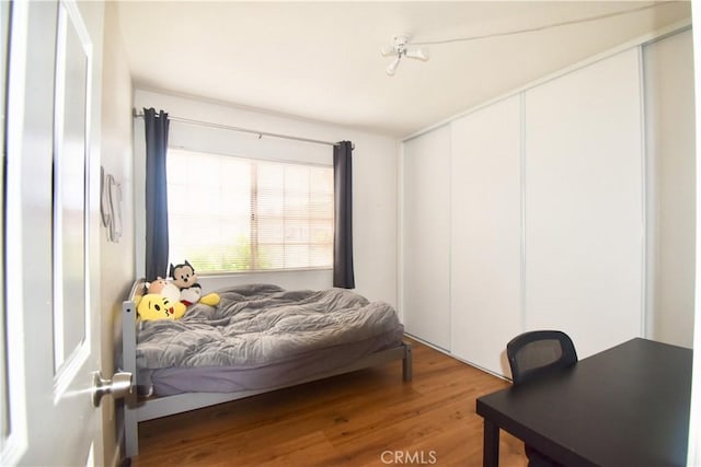 22692 Abington Pl, Moreno Valley, CA 92553 - bedroom featuring wood finished floors and a closet
