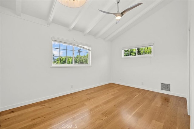4919 Dunsmore Ave, La Crescenta, CA 91214 - unfurnished room featuring light wood-style floors and a ceiling fan