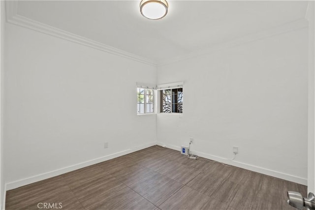 4919 Dunsmore Ave, La Crescenta, CA 91214 - spare room with ornamental molding and baseboards