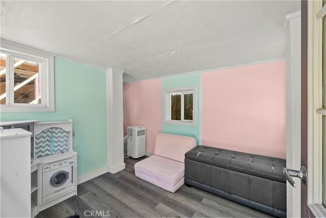 4919 Dunsmore Ave, La Crescenta, CA 91214 - interior space with wood finished floors and baseboards