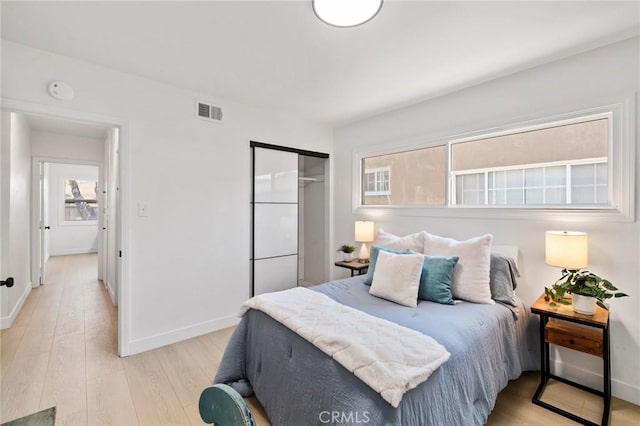 2321 W 182nd St, Torrance, CA 90504 - bedroom with a closet and light wood-type flooring