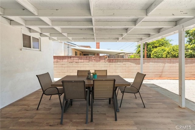 2321 W 182nd St, Torrance, CA 90504 - fenced backyard featuring outdoor dining space