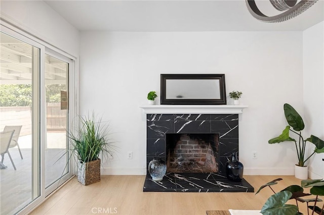 2321 W 182nd St, Torrance, CA 90504 - living room with wood finished floors and a fireplace