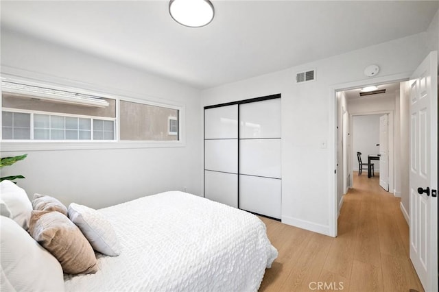 2321 W 182nd St, Torrance, CA 90504 - bedroom featuring light wood-type flooring and a closet