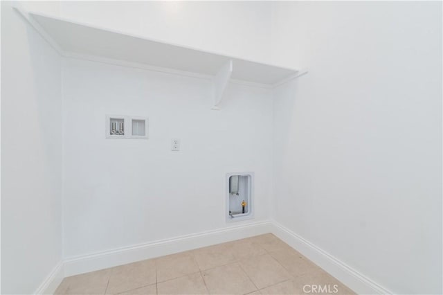 9570 Bluewater Pl, Rancho Cucamonga, CA 91730 - laundry room with hookup for a washing machine and light tile patterned flooring