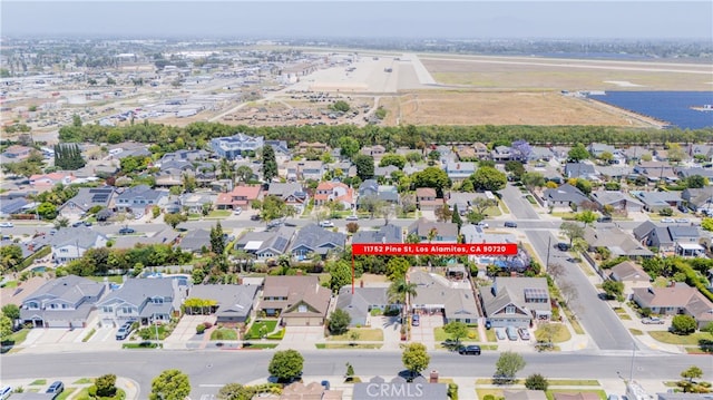 11752 Pine St, Los Alamitos, CA 90720 - aerial view of property's location with nearby suburban area