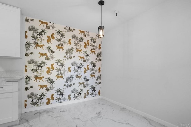 3050 Suncrest Dr Unit 7, San Diego, CA 92116 - spare room with baseboards and marble finish floors